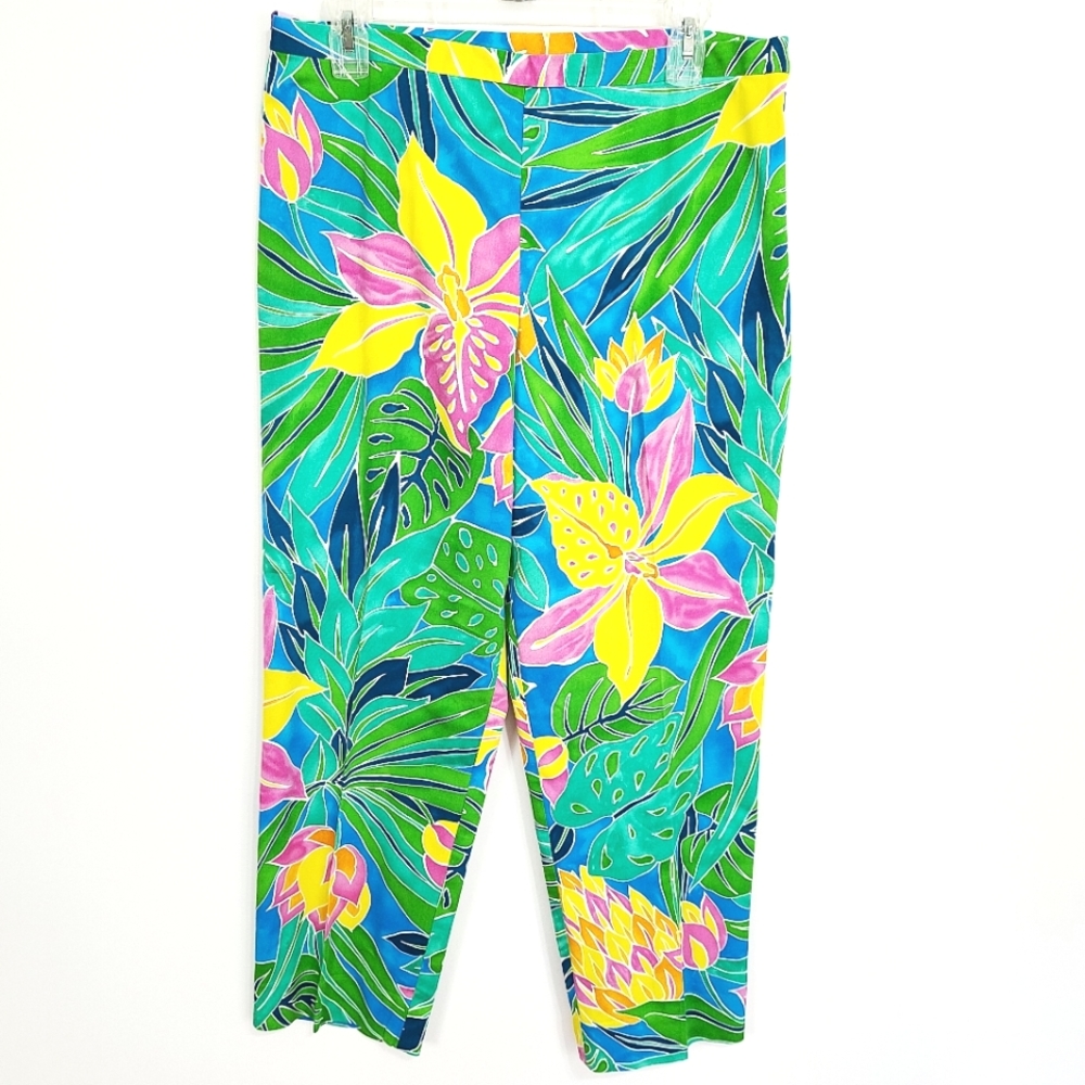 Lauren Ralph Lauren | Tropical Floral Ankle Pants Size 12
